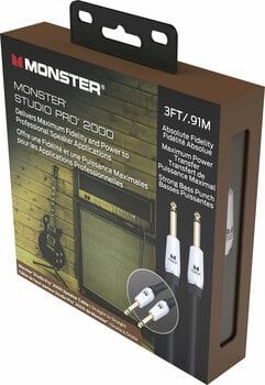 Lautsprecherkabel Monster Cable Prolink Studio Pro 2000 Schwarz 0,9 m - 4