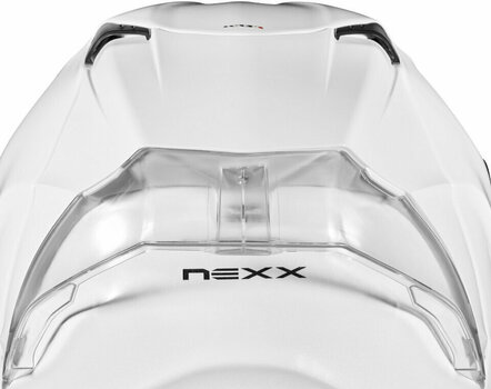 Hjelm Nexx X.R3R Plain White 2XL Hjelm - 12