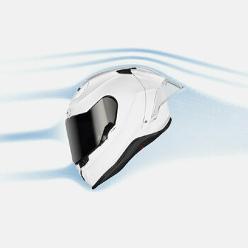 Helm Nexx X.R3R Plain White XS Helm - 16