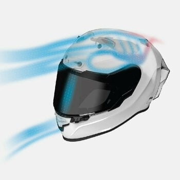 Helmet Nexx X.R3R Plain White M Helmet - 15