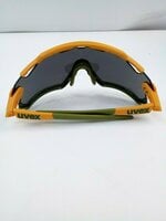 UVEX Sportstyle 228 Mustard Olive Mat/Mirror Silver Óculos de ciclismo