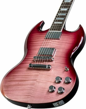 Guitare électrique Gibson SG Standard HP 2018 G Force Hot Pink Fade - 3