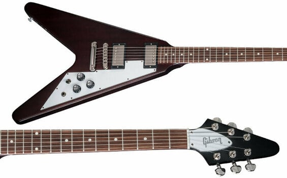 Gitara elektryczna Gibson Flying V 2018 Aged Cherry - 4