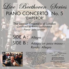 LP The Locrian Ensemble of London - Live Beethoven Series: Piano Concerto No. 5 'Emperor' (180 g) (LP) - 1
