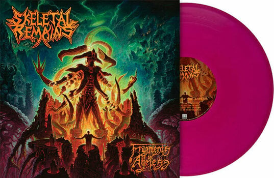 Vinyl Record Skeletal Remains - Fragments Of The Ageless (Transparent Magenta Coloured) (LP) - 2