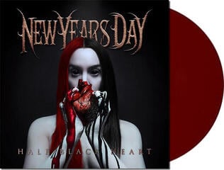 Vinyylilevy New Years Day - Half Black Heart (Deep Blood Red Coloured) (LP) - 1