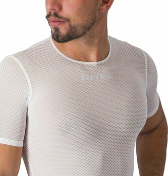Odzież kolarska / koszulka Castelli Pro Mesh 2.0 Short Sleeve Podkoszulek White S - 4
