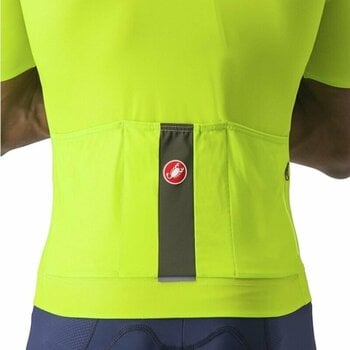 Cycling jersey Castelli Prologo Lite Jersey Electric Lime/Deep Green M - 5