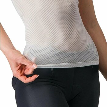 Cycling jersey Castelli Pro Mesh W Sleeveless Functional Underwear-Tank Top White L - 4