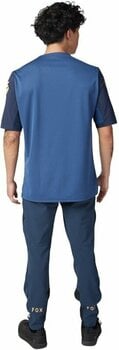 Jersey/T-Shirt FOX Defend Short Sleeve Jersey Taunt Indigo XL - 4
