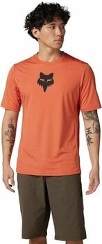Mez kerékpározáshoz FOX Ranger Lab Head Short Sleeve Jersey Atomic Orange L - 3