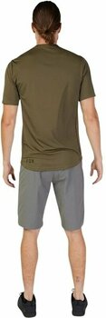 Odzież kolarska / koszulka FOX Ranger Lab Head Short Sleeve Jersey Olive Green L - 6