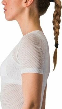 Odzież kolarska / koszulka Castelli Pro Mesh W Short Sleeve Bezrękawnik White M - 4