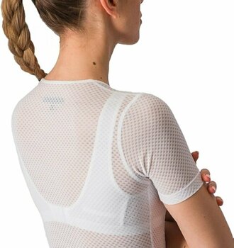 Odzież kolarska / koszulka Castelli Pro Mesh W Short Sleeve Bezrękawnik White M - 5