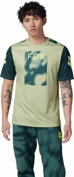 Kolesarski dres, majica FOX Ranger Taunt Race Short Sleeve Jersey Pale Green L - 3