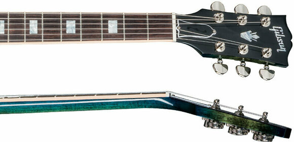 Halbresonanz-Gitarre Gibson ES-335 Figured Aquamarine - 3