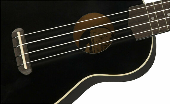 Sopran Ukulele Fender Venice Soprano Ukulele Black - 4