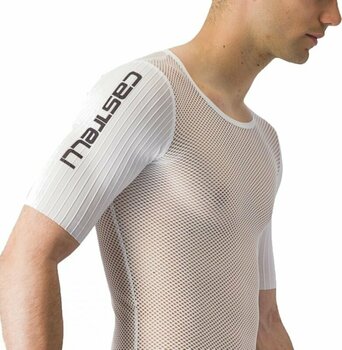 Camisola de ciclismo Castelli Bolero Short Sleeve Base Layer T-Shirt White S - 3