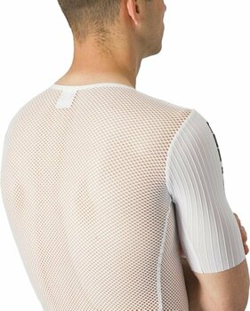 Camisola de ciclismo Castelli Bolero Short Sleeve Base Layer T-Shirt White S - 4