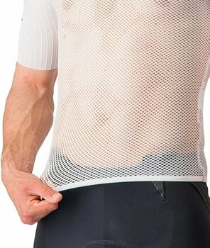 Pyöräilypaita Castelli Bolero Short Sleeve Base Layer T-paita White S - 5