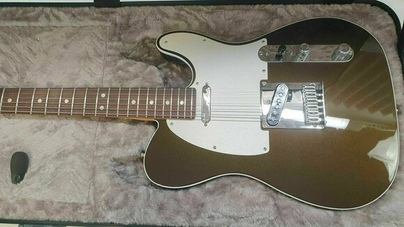 Electric guitar Fender American Ultra Telecaster RW Texas Tea (Damaged) - 2