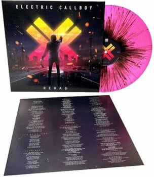 Schallplatte Electric Callboy - Rehab (Limited Edition) (Neon Pink Splatter) (LP) - 2