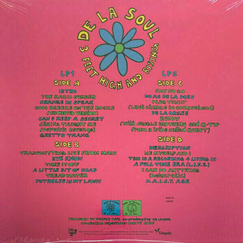 Płyta winylowa De La Soul - 3 Feet High And Rising (Reissue) (Magenta Opaque Coloured) (2 LP) - 6