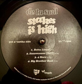 Vinyl Record De La Soul - Stakes Is High (Reissue) (2 LP) - 4