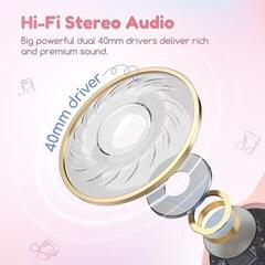 Drahtlose On-Ear-Kopfhörer EarFun K2P kid headphones pink Pink Drahtlose On-Ear-Kopfhörer - 4