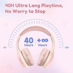 Drahtlose On-Ear-Kopfhörer EarFun K2P kid headphones pink Pink Drahtlose On-Ear-Kopfhörer - 6