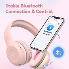 Drahtlose On-Ear-Kopfhörer EarFun K2P kid headphones pink Pink Drahtlose On-Ear-Kopfhörer - 7