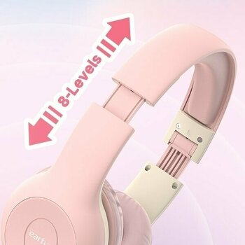 Bezdrátová sluchátka na uši EarFun K2P kid headphones pink Pink - 10