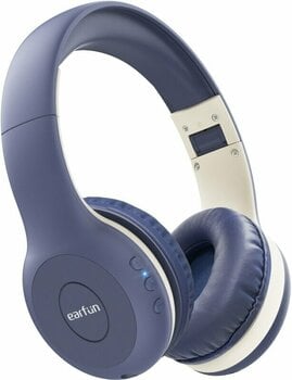 Słuchawki bezprzewodowe On-ear EarFun K2L kid headphones blue Blue - 2