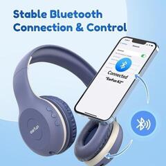 Langattomat On-ear-kuulokkeet EarFun K2L kid headphones blue Blue Langattomat On-ear-kuulokkeet - 7