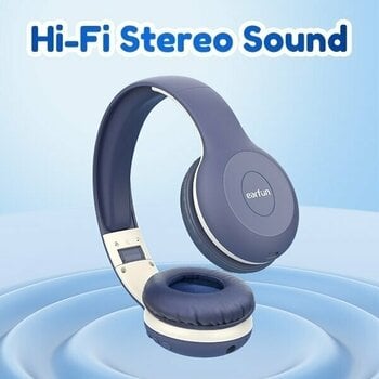 Casque sans fil supra-auriculaire EarFun K2L kid headphones blue Blue - 13