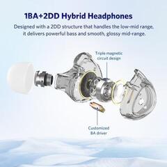 Ohrbügel-Kopfhörer EarFun EH100 In-Ear Monitor silver Ohrbügel-Kopfhörer - 5
