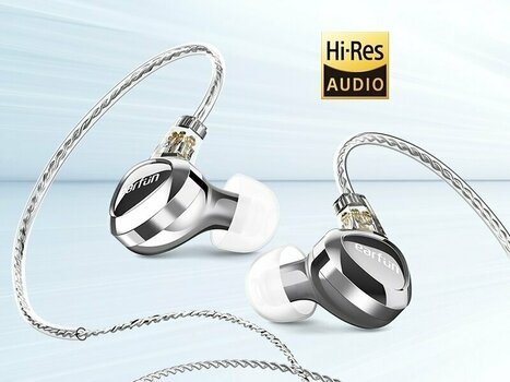 Sluchátka za uši EarFun EH100 In-Ear Monitor silver - 13