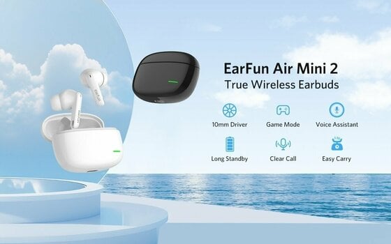 True Wireless In-ear EarFun Air Mini 2 TW203B TWS black Black True Wireless In-ear - 5