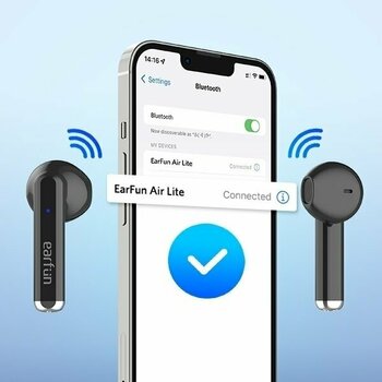 True Wireless In-ear EarFun Air Lite TW204B TWS black - 7