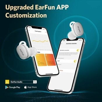True Wireless In-ear EarFun Free Pro 3 TW400W TWS white White - 10