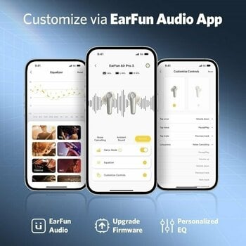True Wireless In-ear EarFun Air Pro 3 TW500W TWS white Blanco - 10