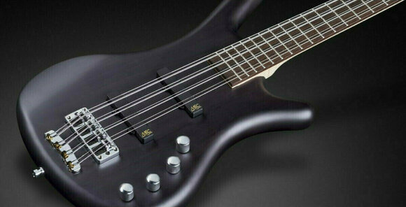 6-string Bassguitar Warwick RockBass Corvette Basic 8 Nirvana Black Transparent Satin - 2