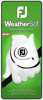 Gloves Footjoy Weathersof Mens Golf Glove Regular LH White/Black L 2024 - 4