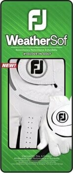 Handschuhe Footjoy Weathersof Mens Golf Glove White/Grey LH L 2024 - 4