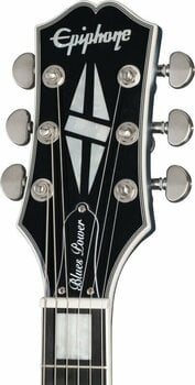 Guitare électrique Epiphone Jared James Nichols Blues Power Les Paul Custom Aged Pelham Blue - 6