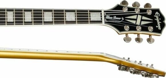 Elektromos gitár Epiphone Jared James Nichols Gold Glory Les Paul Custom Double Gold Vintage Aged - 6