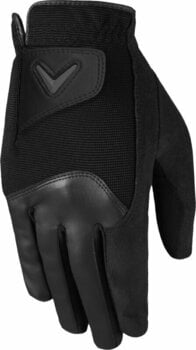 Handschuhe Callaway Rain Spann Mens Golf Gloves Pair Black M - 2