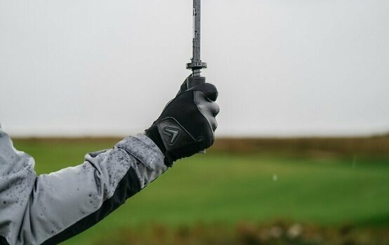 Handschuhe Callaway Rain Spann Mens Golf Gloves Pair Black M - 8