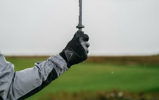 Handschuhe Callaway Rain Spann Mens Golf Gloves Pair Black M/L - 8