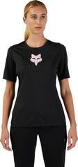Cykeltröja FOX Womens Ranger Foxhead Short Sleeve Tröja Black L - 1